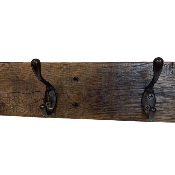 Handmade Coat Towel Hooks Wall Mount Clothes Hanger Rack Metal Pegs Organizing - Picture 2 of 7